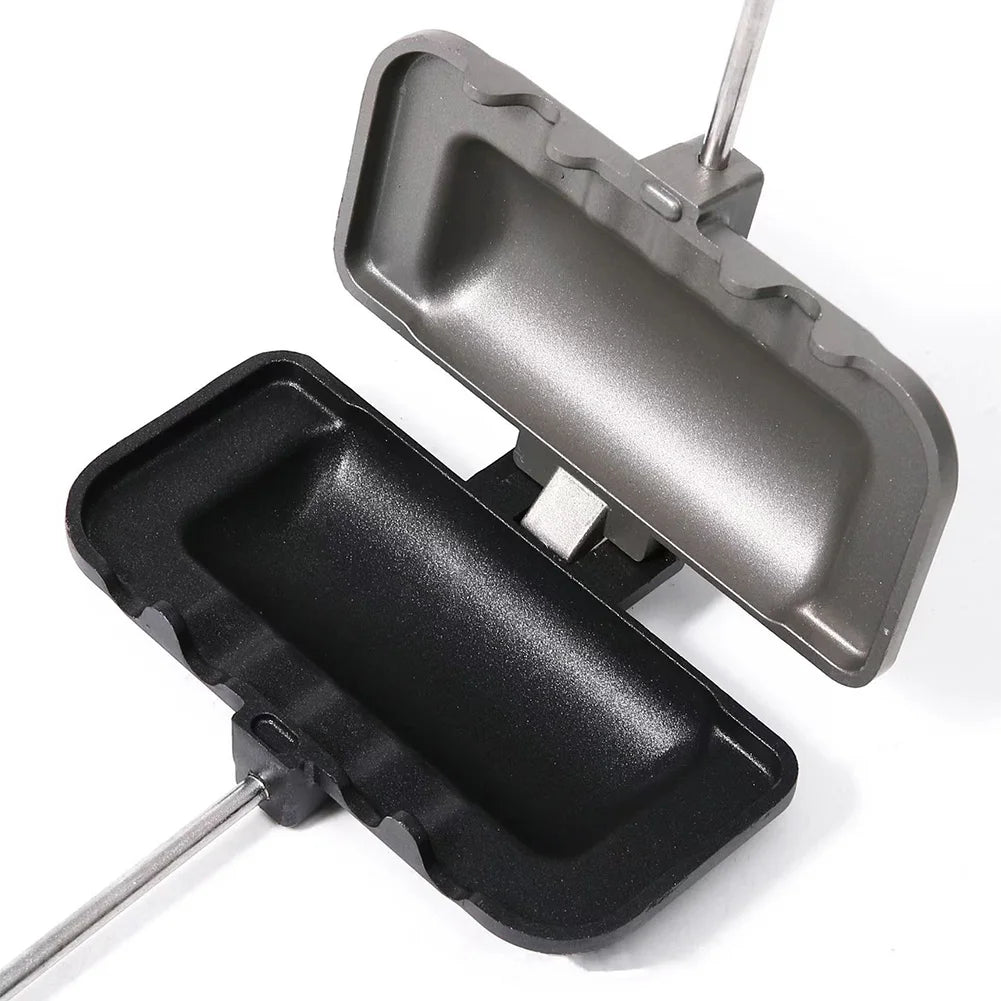 HiMISS Nonstick Double Sided Sandwich Maker And Hot Dog Toaster Pan