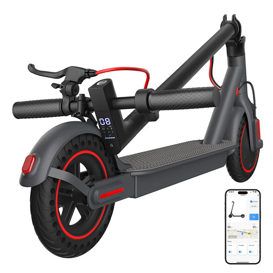 OBX Foldable Electric Scooter With App And Solid Tires