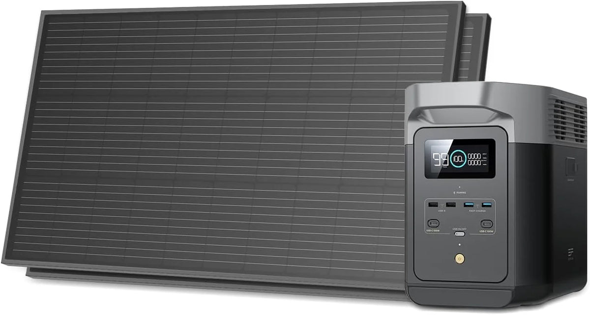 Ecoflow Delta 3 Solar Generator 1024Wh LiFePO4 Portable Power Station