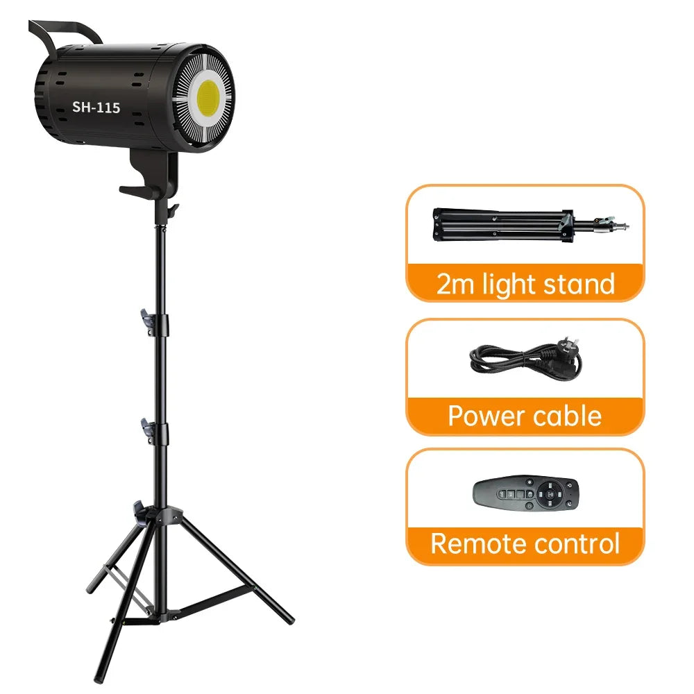 SH 135W COB LED Video Light for Photography and Studio Lighting