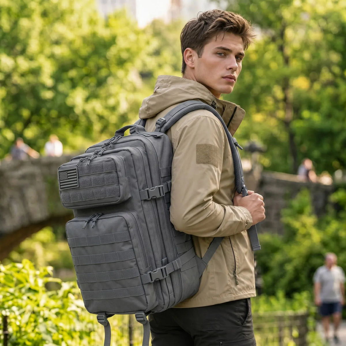 ReFire Gear MOLLE Gym Backpack for Fitness and Travel