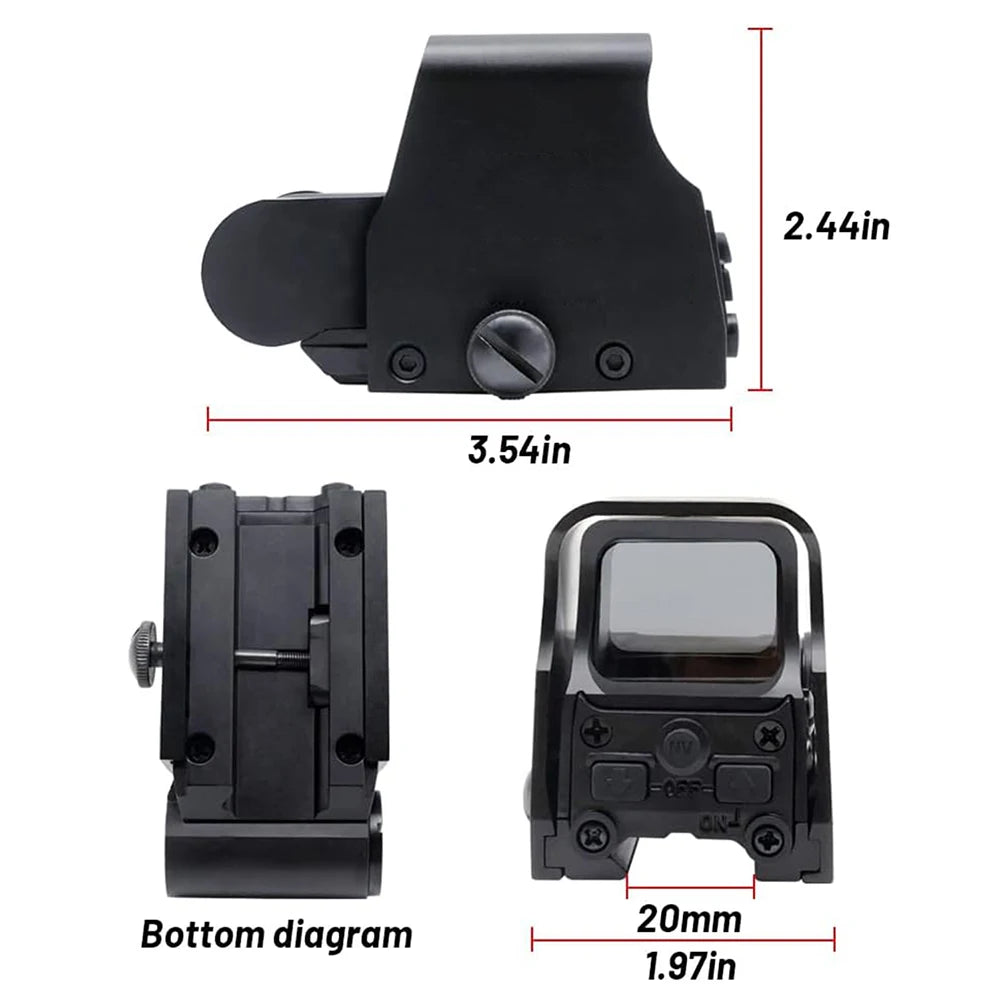 Nabila Holographic Red Dot Sight With Picatinny Rail Mount