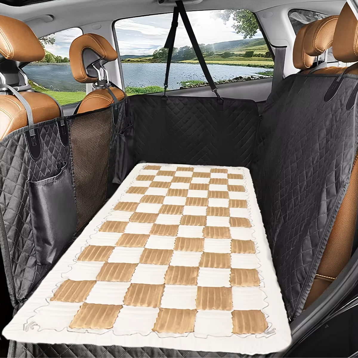 CWV Coral Fleece Dog Bed Cover With Anti Slip Protection