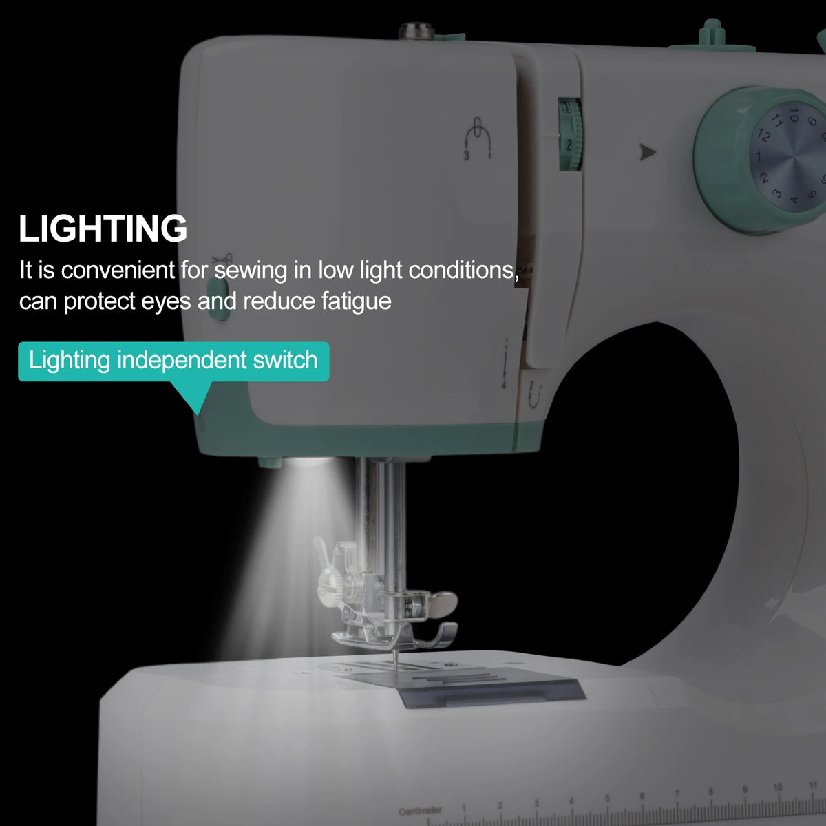 LetCartMaker Multifunctional Household Sewing Machine With 12 Stitch Patterns