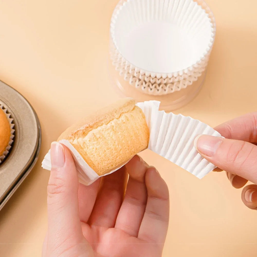 Food Grade Paper Baking Cups for Cupcakes Muffins and Cakes