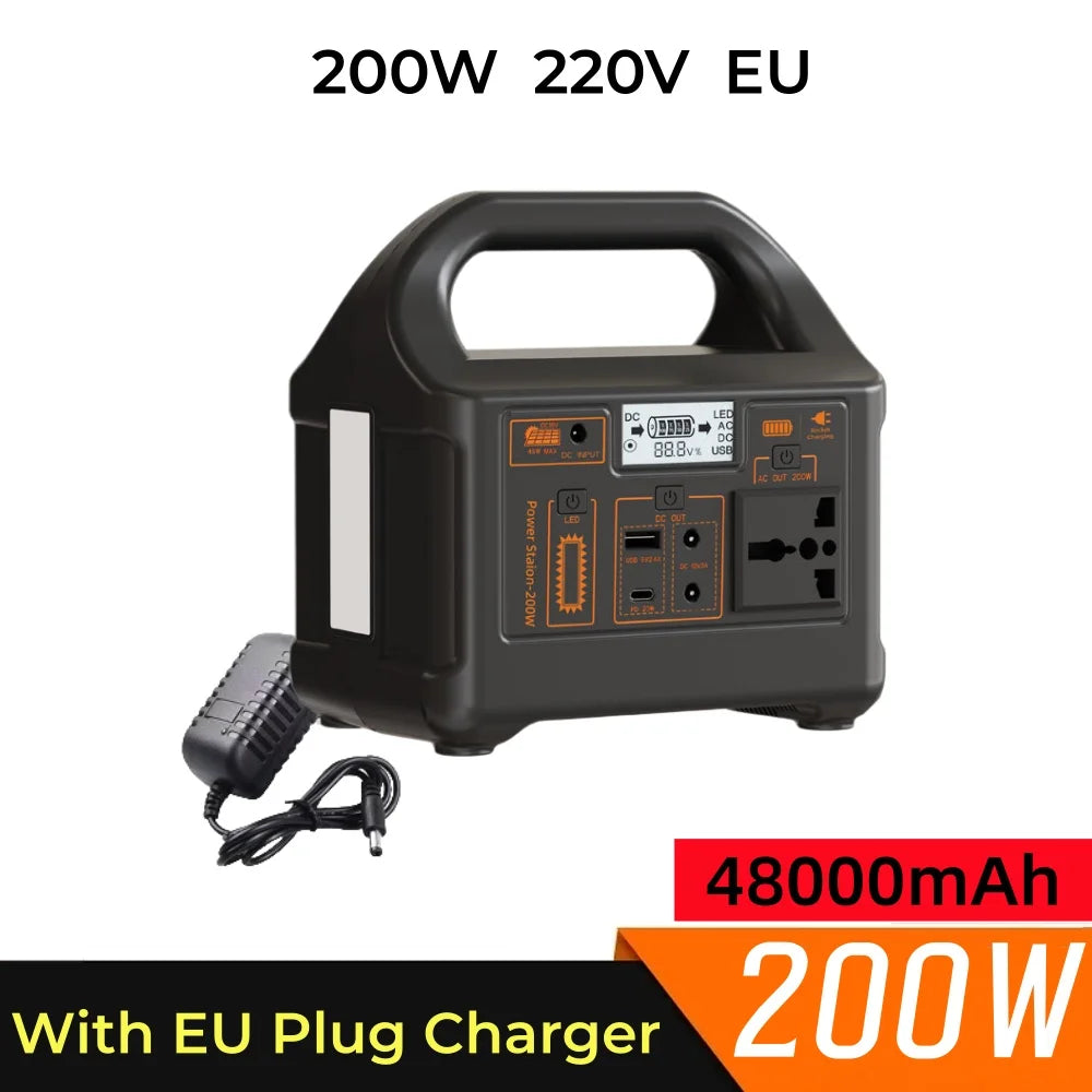 Jsdsolar Portable Solar Power Station With LiFePO4 Battery