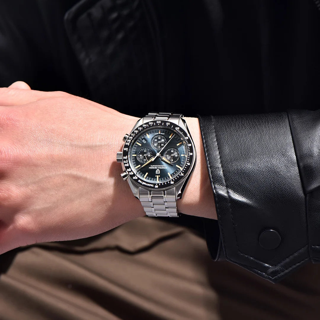 PAGANI DESIGN 1701 Moon Men's Sapphire Glass Chronograph Quartz Watch