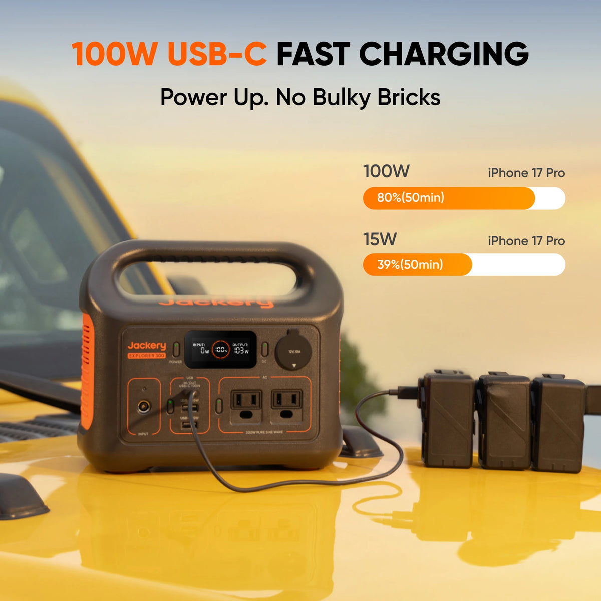 Jackery Explorer 300 Portable Power Station for Camping and Travel