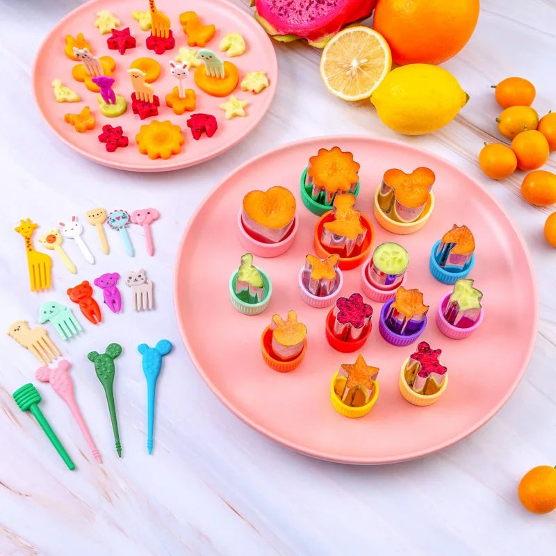 Nifogo Animal Sandwich Cutters Set for Kids Bento Lunch Decorating Tools