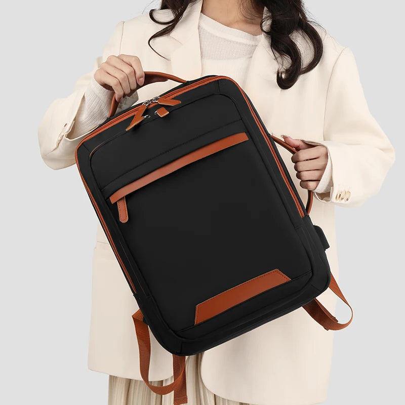 OGEHUAFEE Expandable Commuter Backpack With Wet And Dry Separation
