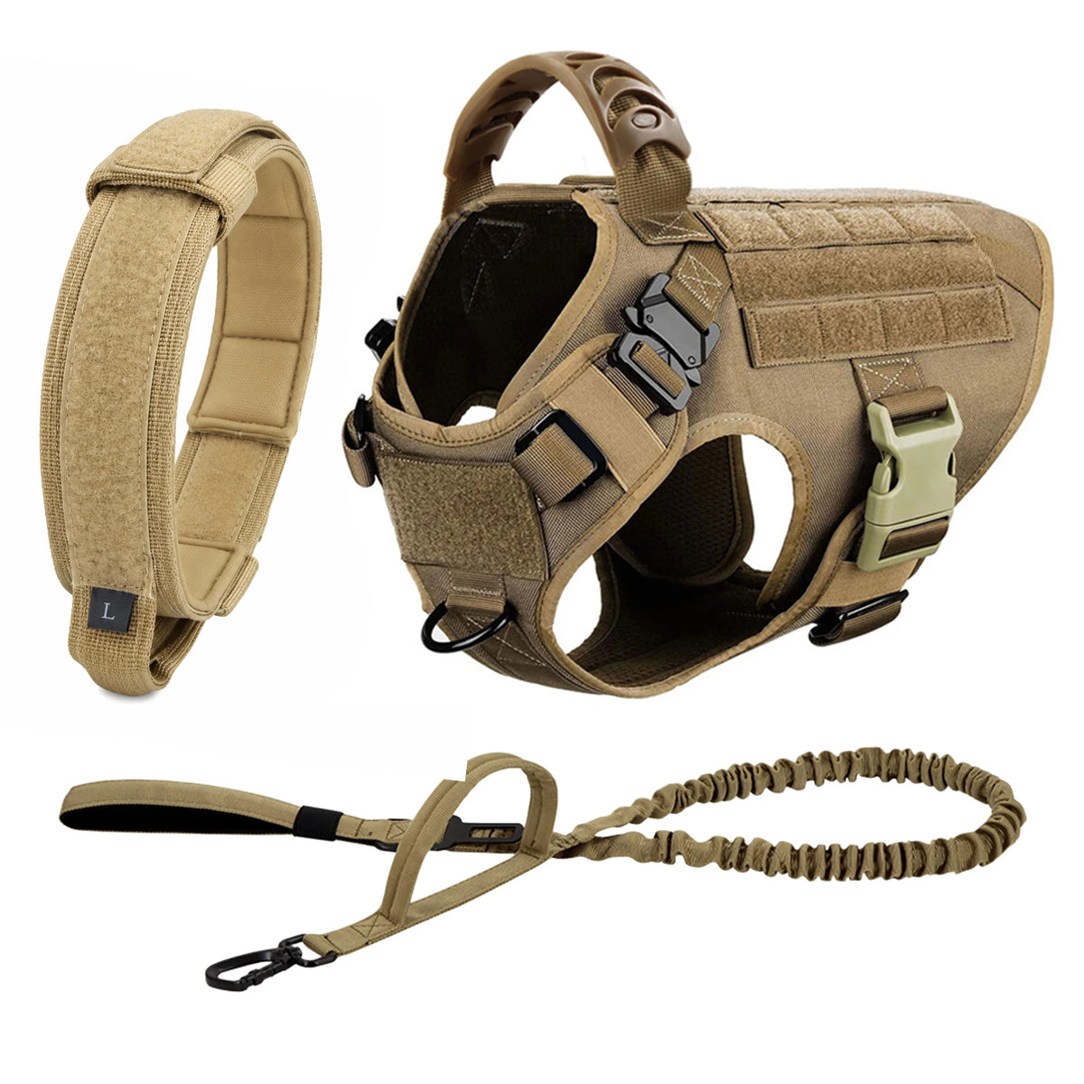 PETRAVEL Padded Dog Harness and Leash Set for Training Walks
