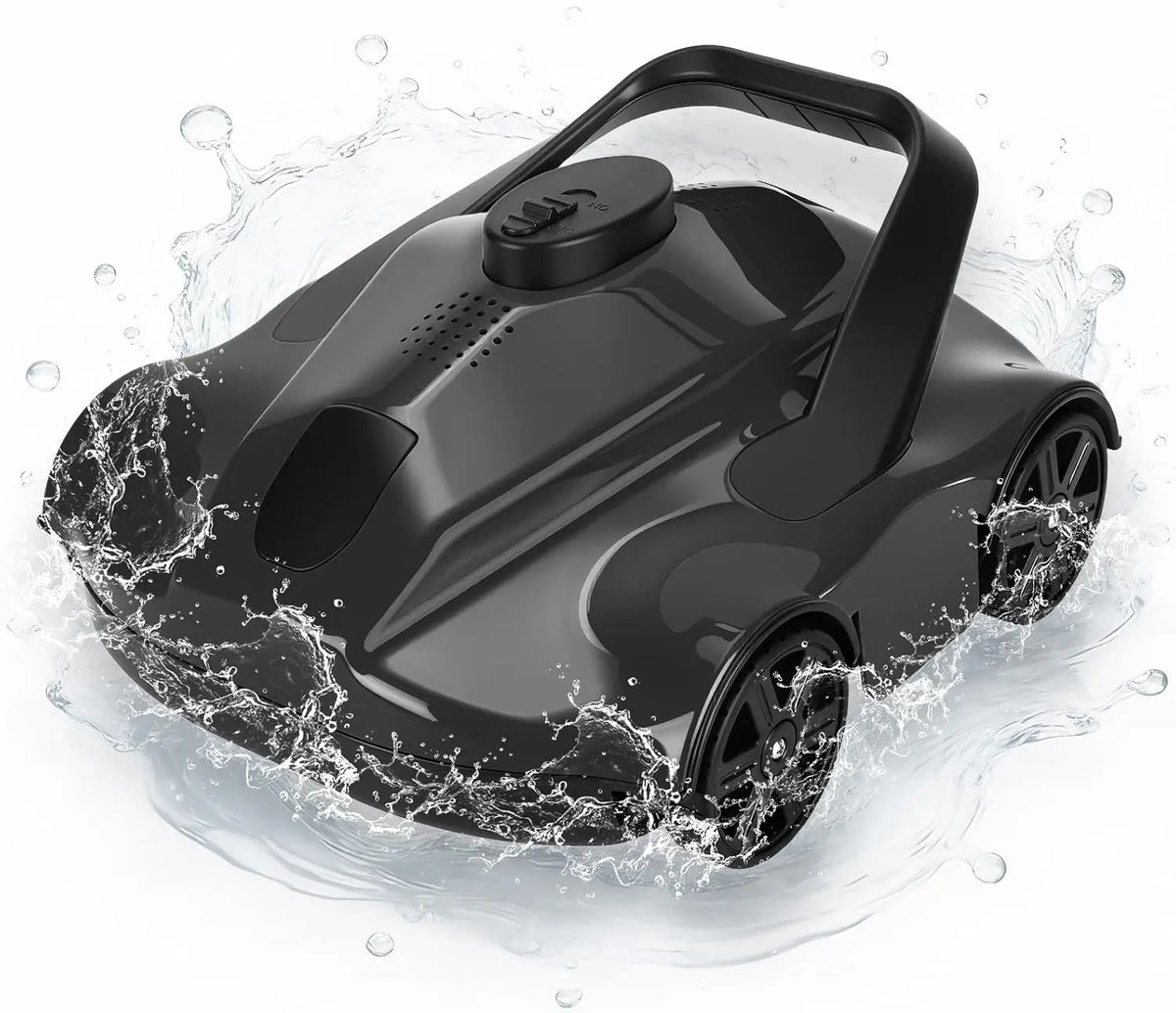 Cordless Robotic Pool Cleaner With Self Parking And Efficient Filtration