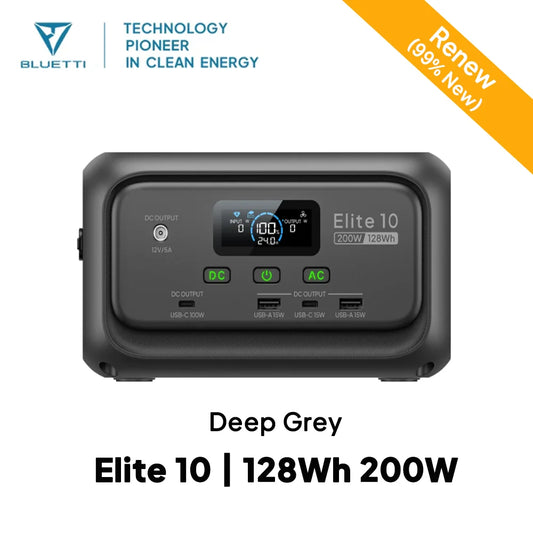 BLUETTI Elite 10 Portable LiFePO4 Power Station for Camping Travel