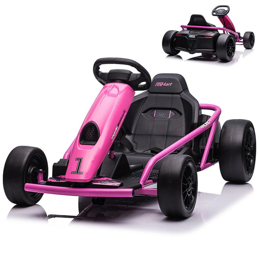 HiMISS Electric Ride On Go Kart With Dual Motor Drifting