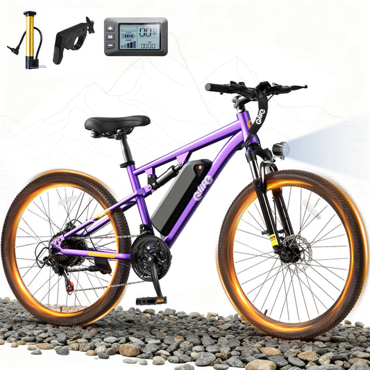 Qlife Racer Ultra Electric Mountain Bike With Full Suspension