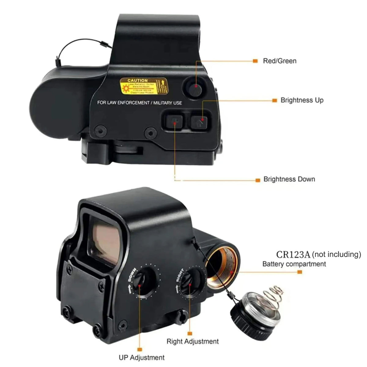Nabila 551 Red Dot Holographic Sight With Automatic Shutoff