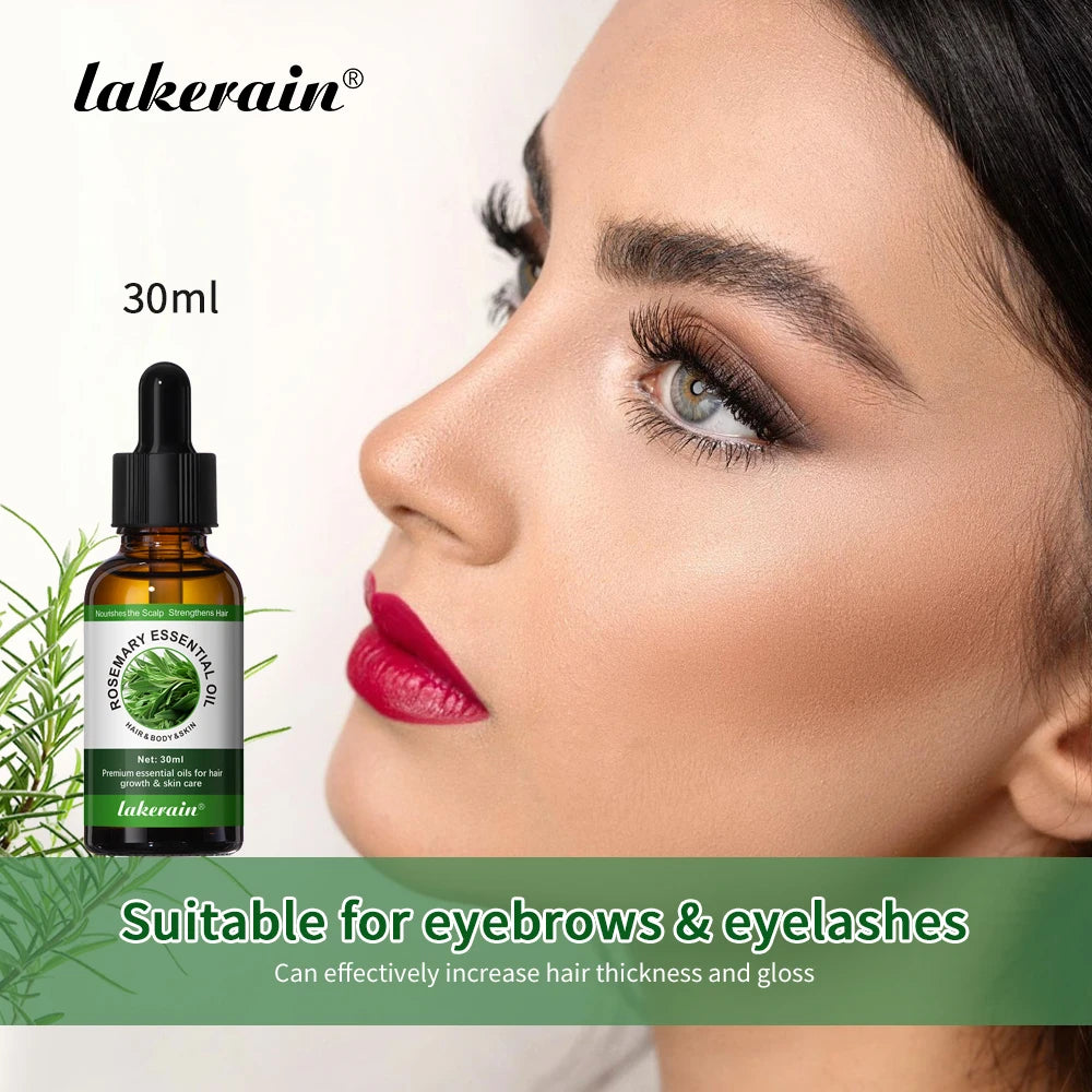 Lakerain Rosemary Essential Oil For Scalp Hair And Body Care