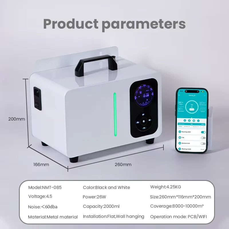 NAMSTE Commercial HVAC Fragrance Diffuser With Smart WiFi Control
