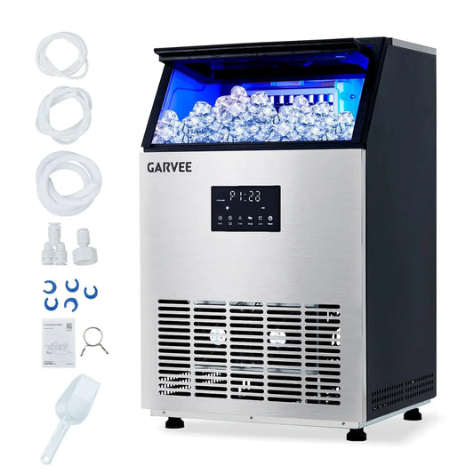 Acekool Commercial Ice Maker With Fast Ice And Automatic Cleaning