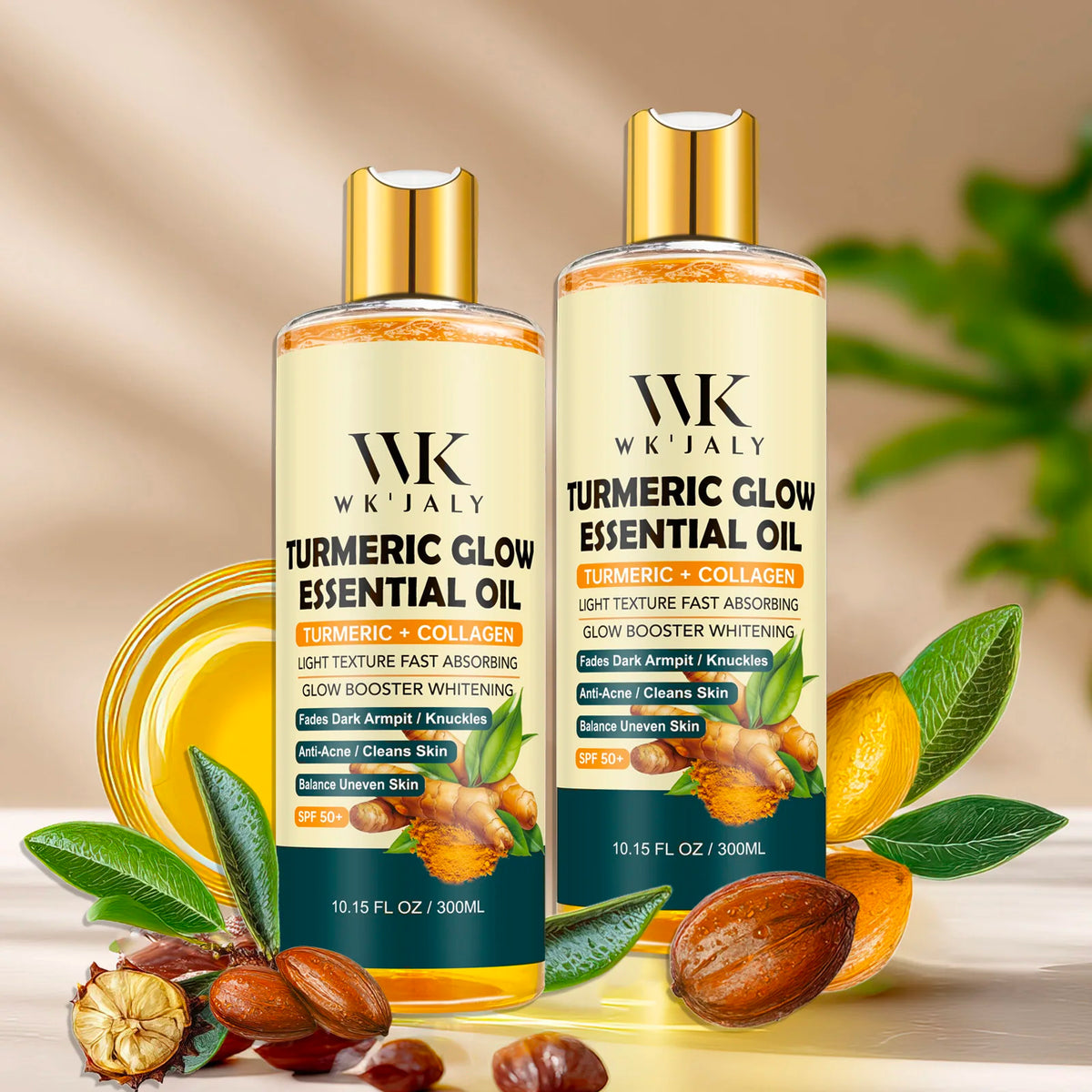 Turmeric Glow Body Oil for Moisturizing and Even Looking Skin
