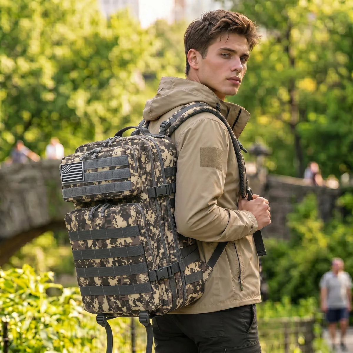 ReFire Gear MOLLE Gym Backpack for Fitness and Travel