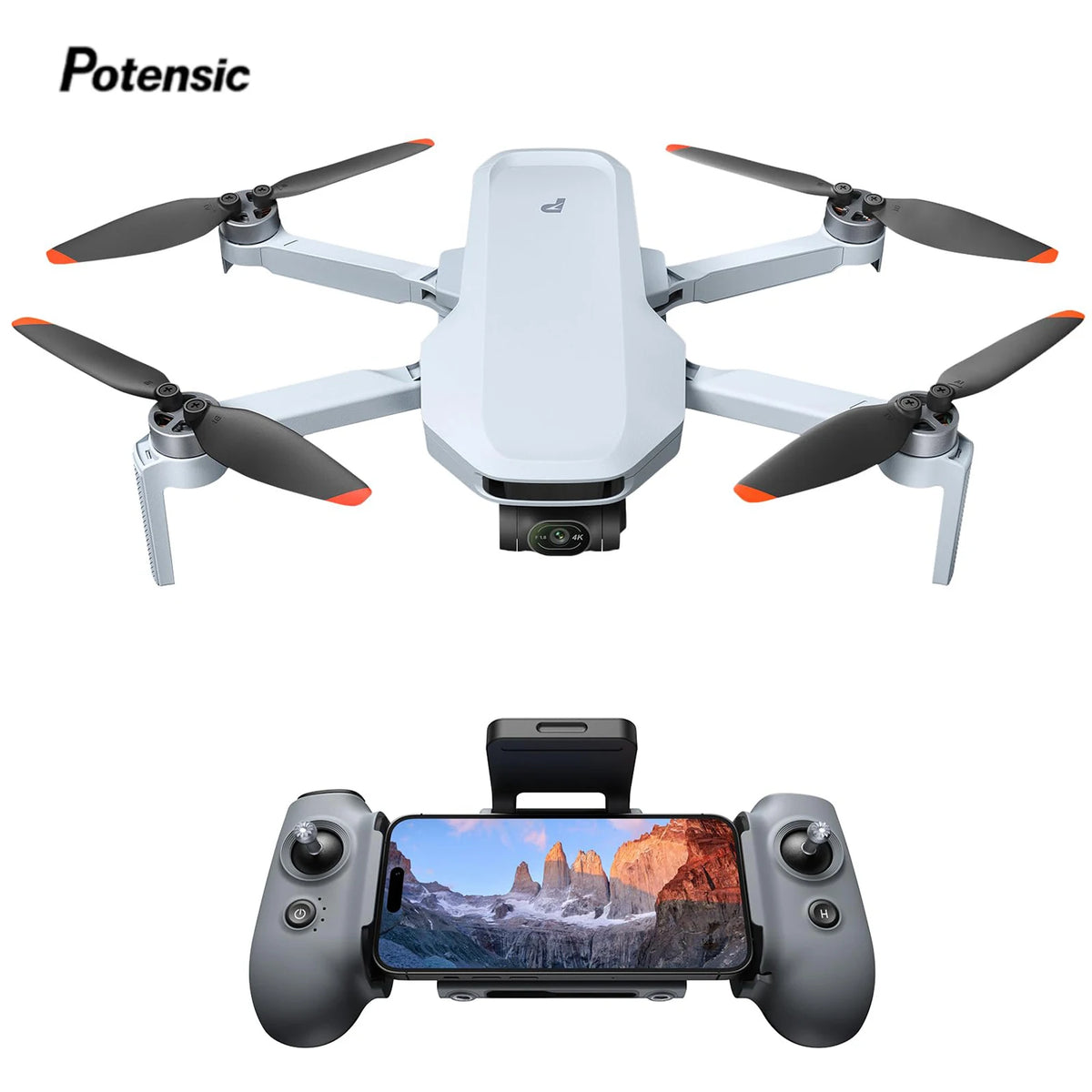 Potensic ATOM 2 4K HDR Camera Drone With Gimbal Stabilization