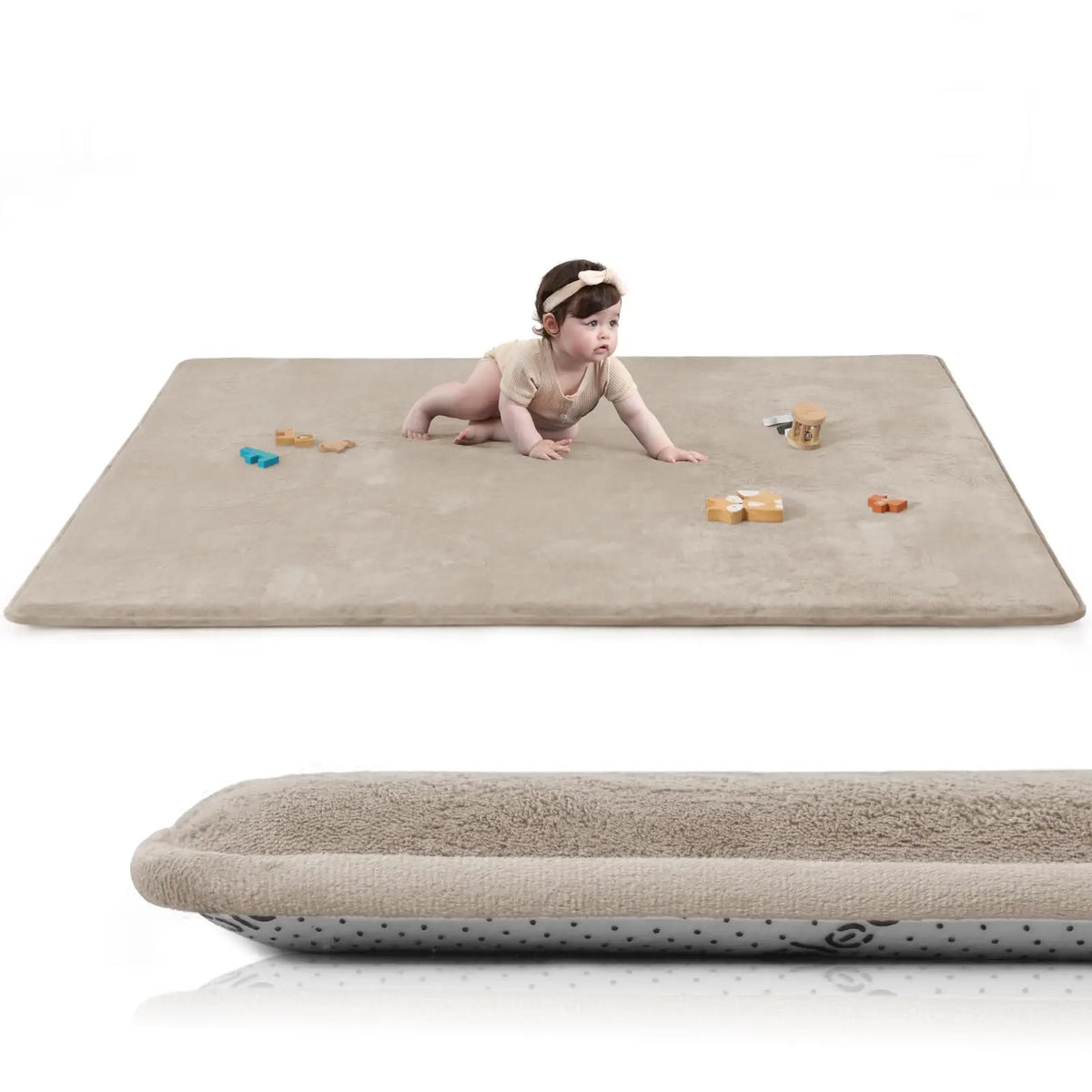 Huloo Sleep Baby Foam Play Mat for Tummy Time Crawling