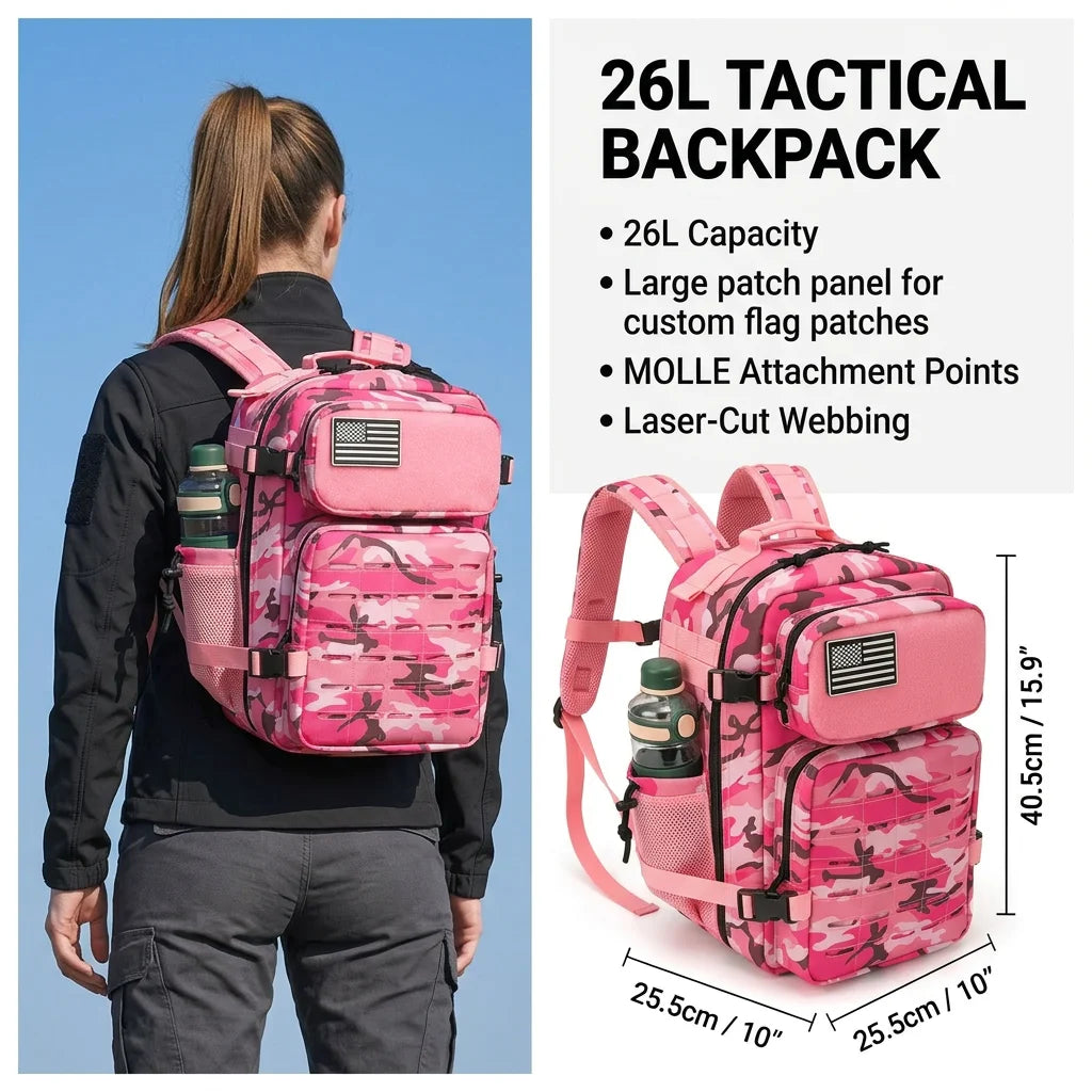 ReFire Gear MOLLE Backpack for Hiking Camping and Travel