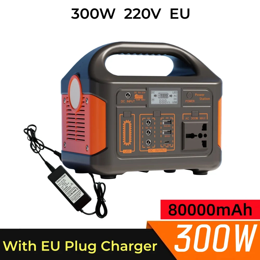 Jsdsolar Portable Solar Power Station With LiFePO4 Battery