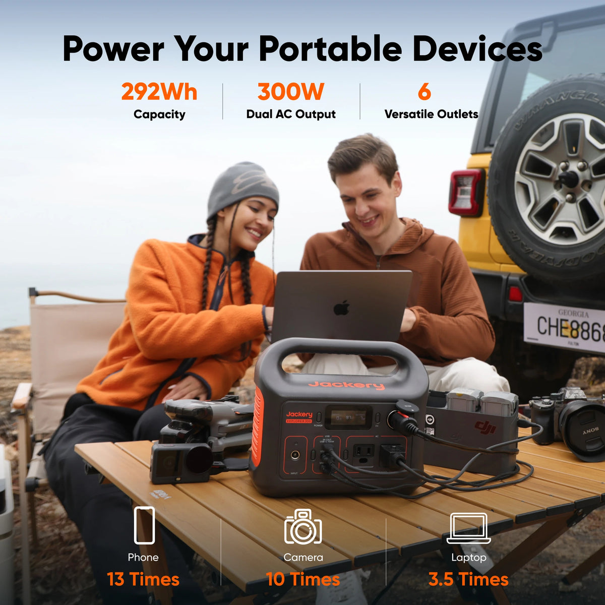 Jackery Explorer 300 Portable Power Station for Camping and Travel