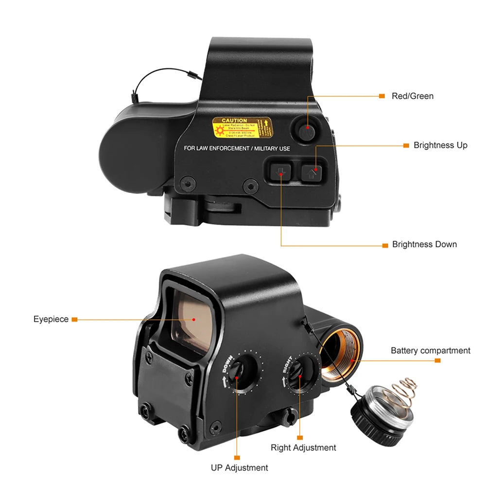 Bestsight Red And Green Dot Reflex Holographic Sight Scope