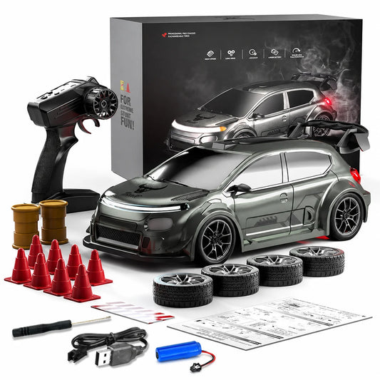 ZNLYRION Remote Control 4WD Drift Racing Car With LED Lights