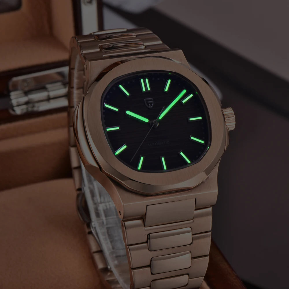PAGANI DESIGN Automatic Mechanical Mens Sapphire Crystal Waterproof Watch