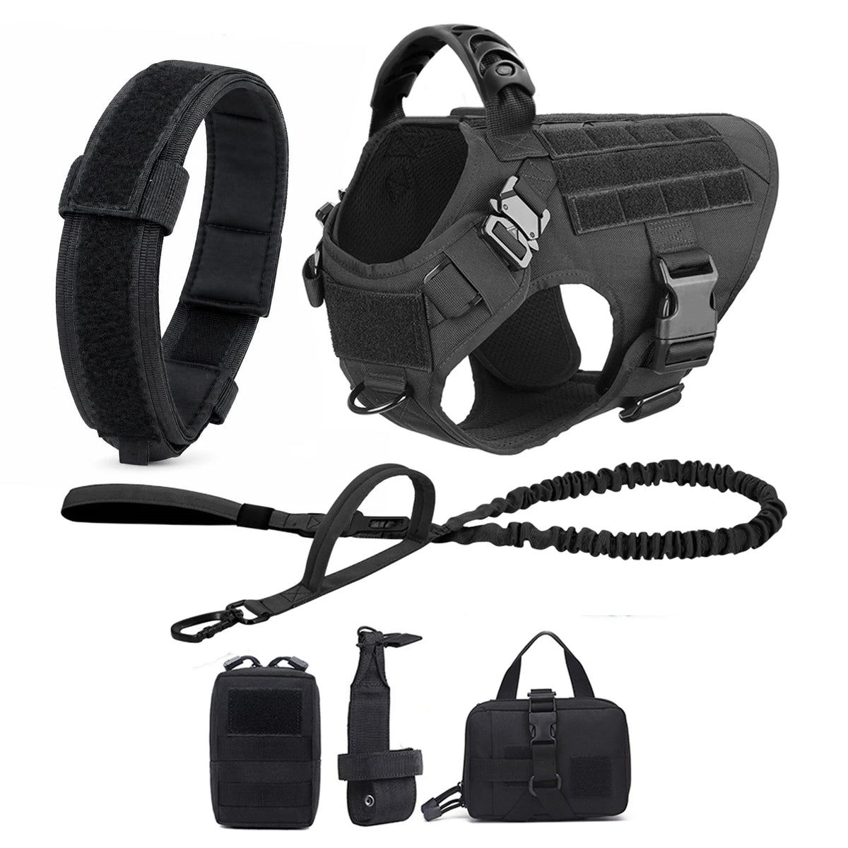 PETRAVEL Padded Dog Harness and Leash Set for Training Walks