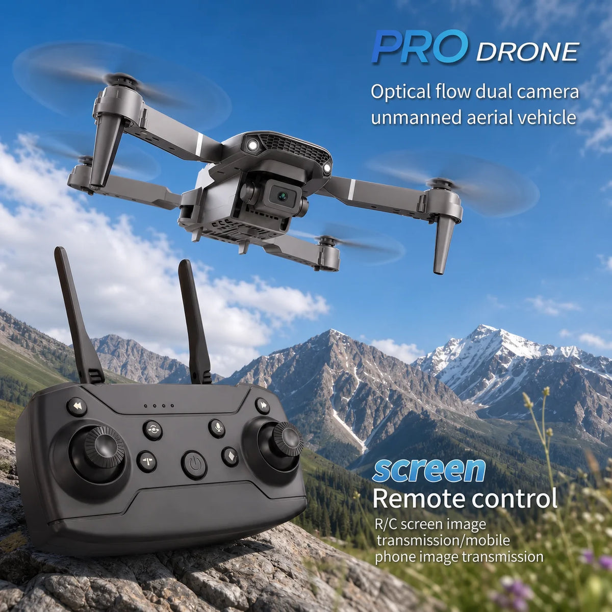 EVANOVM E88 Pro Max Foldable Drone With Dual Cameras