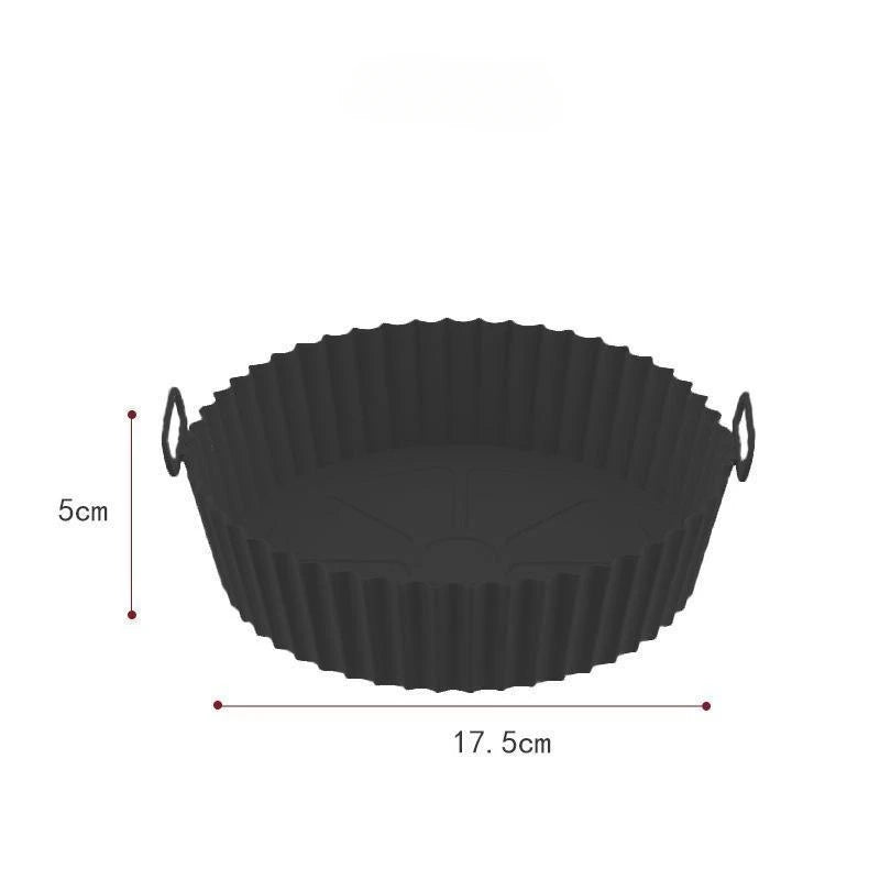 Reusable Silicone Air Fryer Liners Nonstick Oven Safe Basket Insert