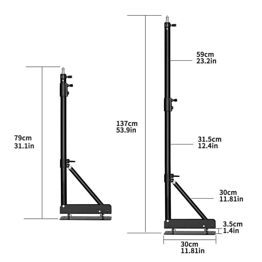 SH Photography Wall Mount Arm Bracket for Studio Lighting