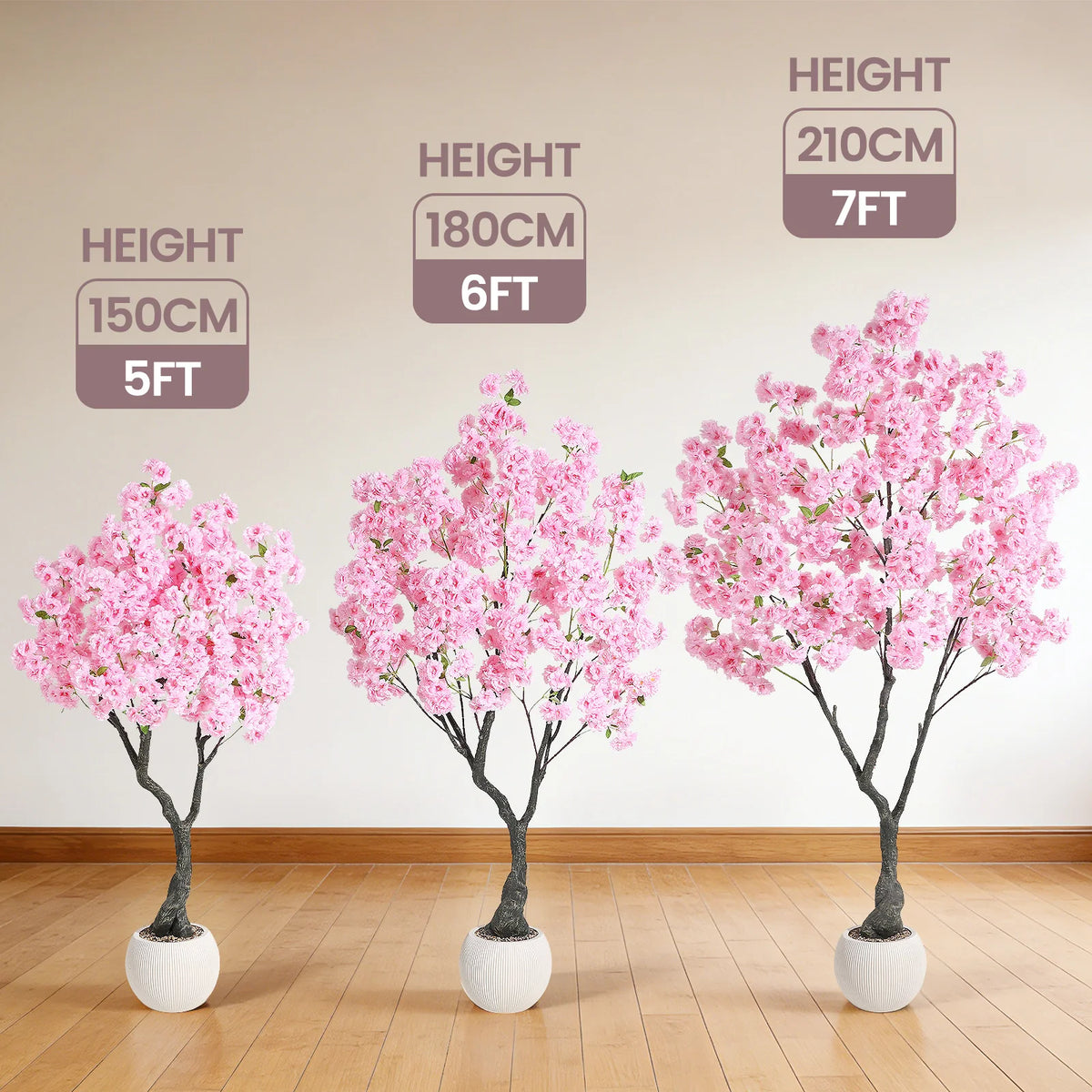 HiMISS Artificial Cherry Blossom Tree for Indoor Home Decor