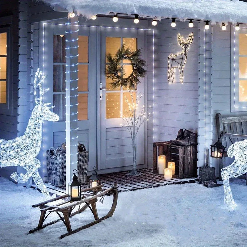 Solar Outdoor String Lights With 100 LEDs For Garden Parties