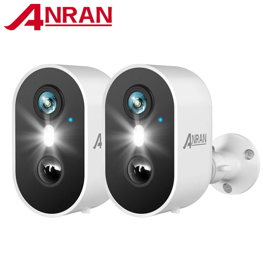 ANRAN 2K WiFi Battery Security Camera With Human Detection