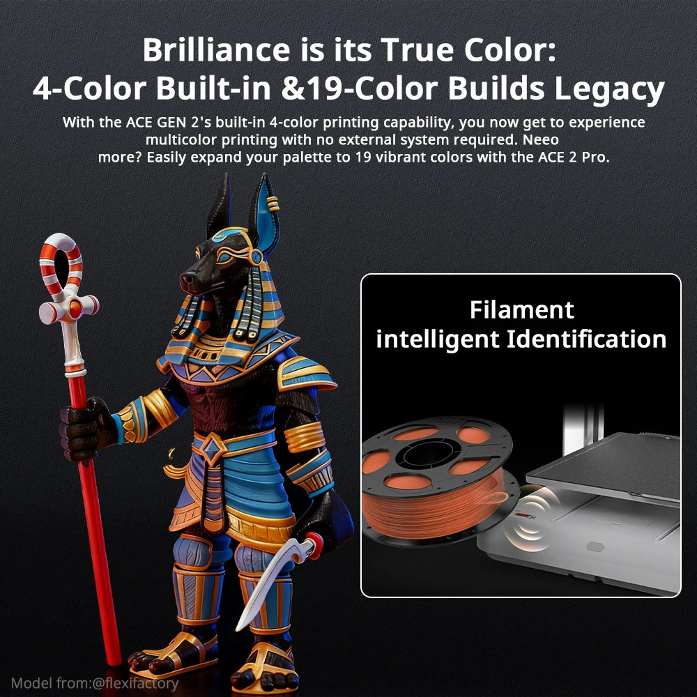 ANYCUBIC Kobra X High Speed 3D Printer With Four Color Printing