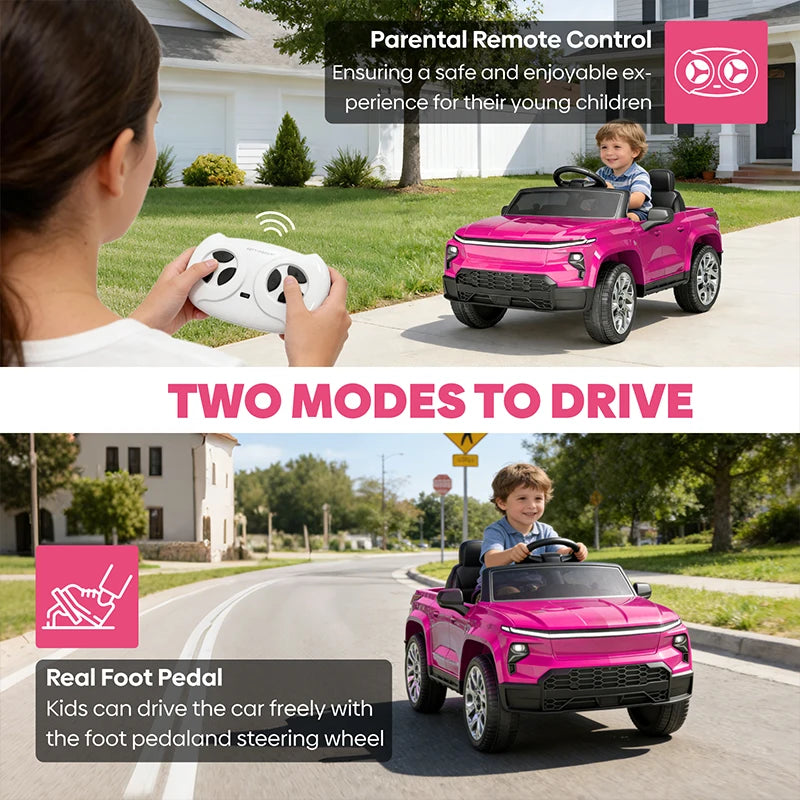 Chevrolet Silverado Trail Boss 24V Two-Seater Kids Ride-On Truck