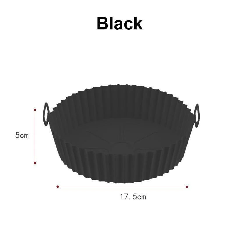 Reusable Silicone Air Fryer Liners Nonstick Oven Safe Basket Insert