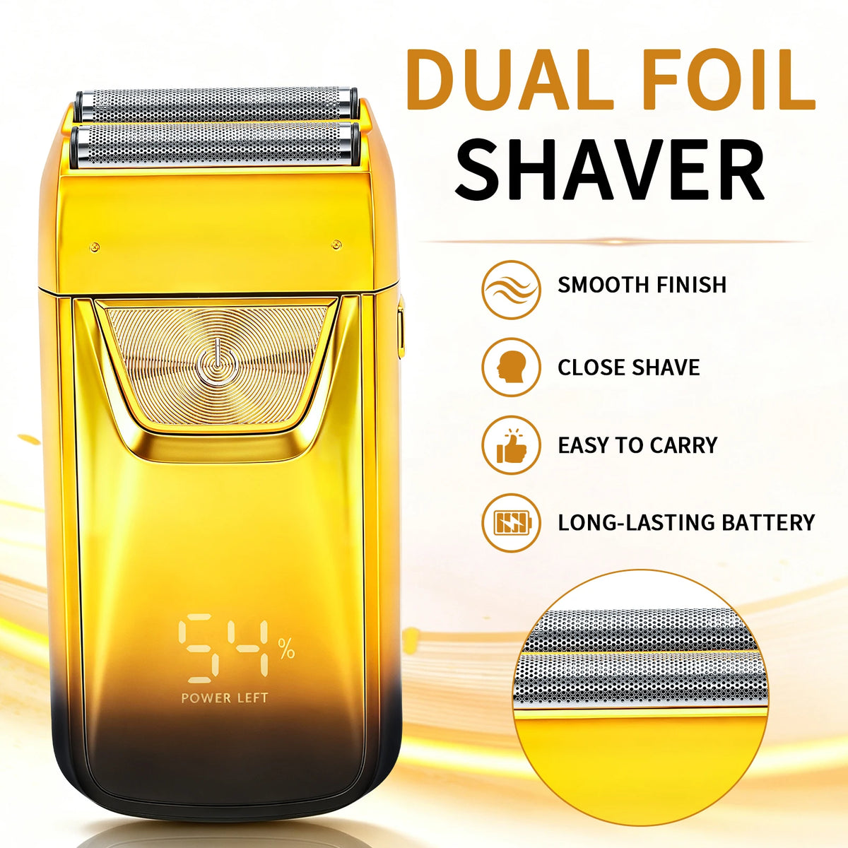 Men's Grooming Kit With Hair Clipper, Foil Shaver And Trimmer