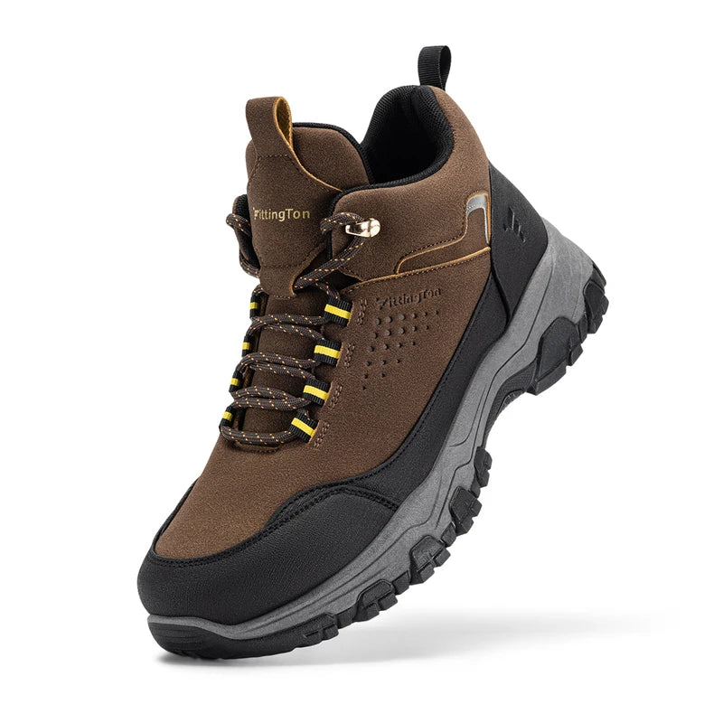 Men's Ankle Hiking Boots for All Terrain Outdoor Trekking and Camping