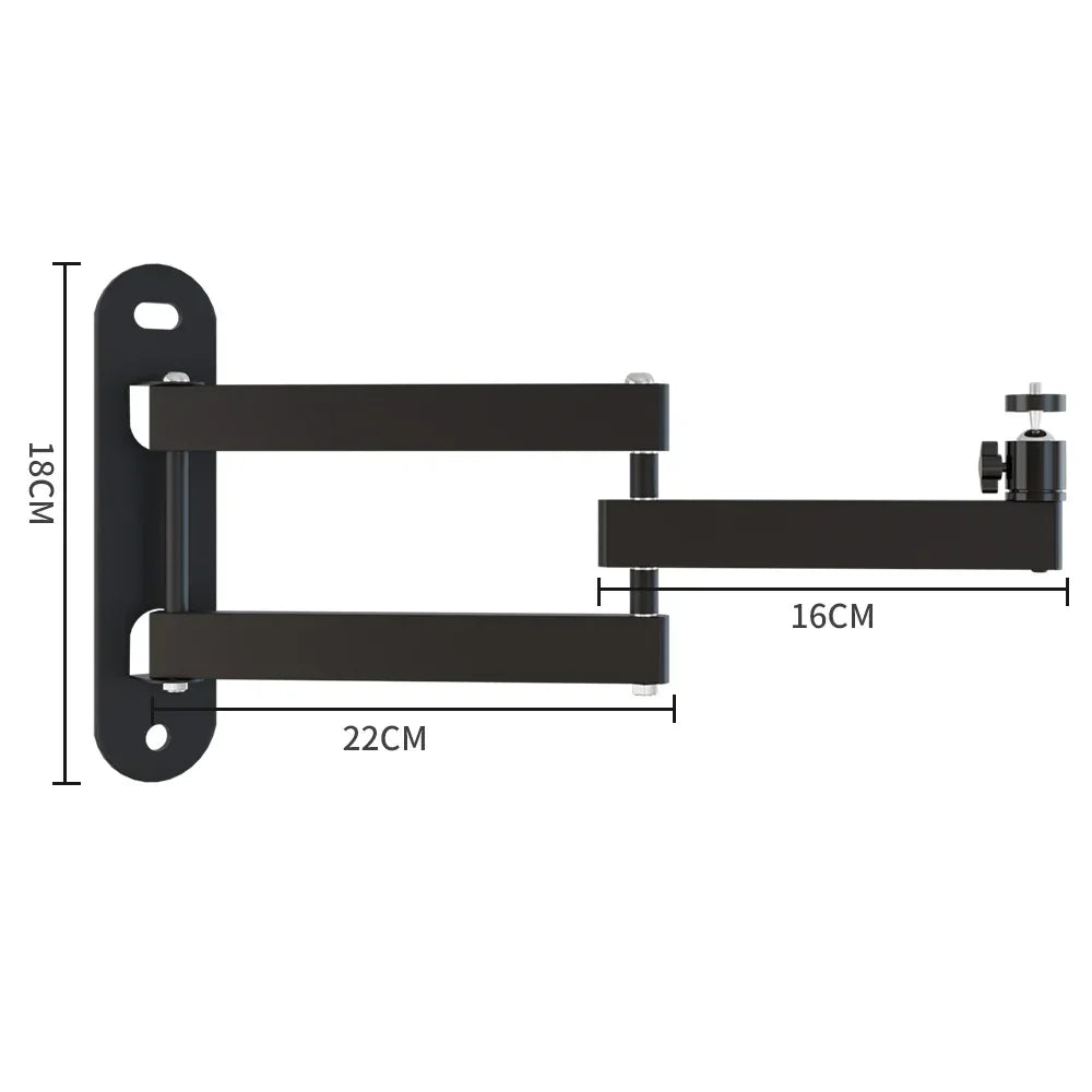 SH Photography Wall Mount Arm Bracket for Studio Lighting