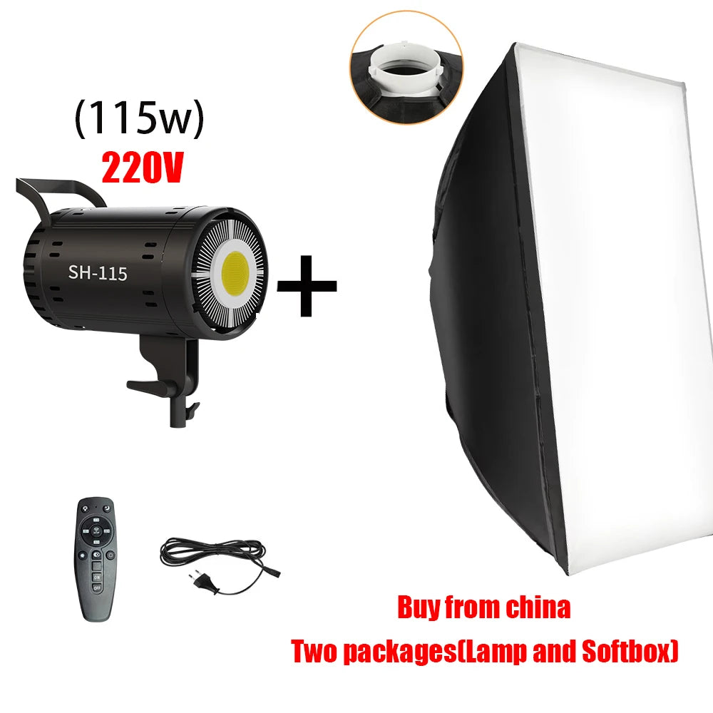 SH 135W COB LED Video Light for Photography and Studio Lighting