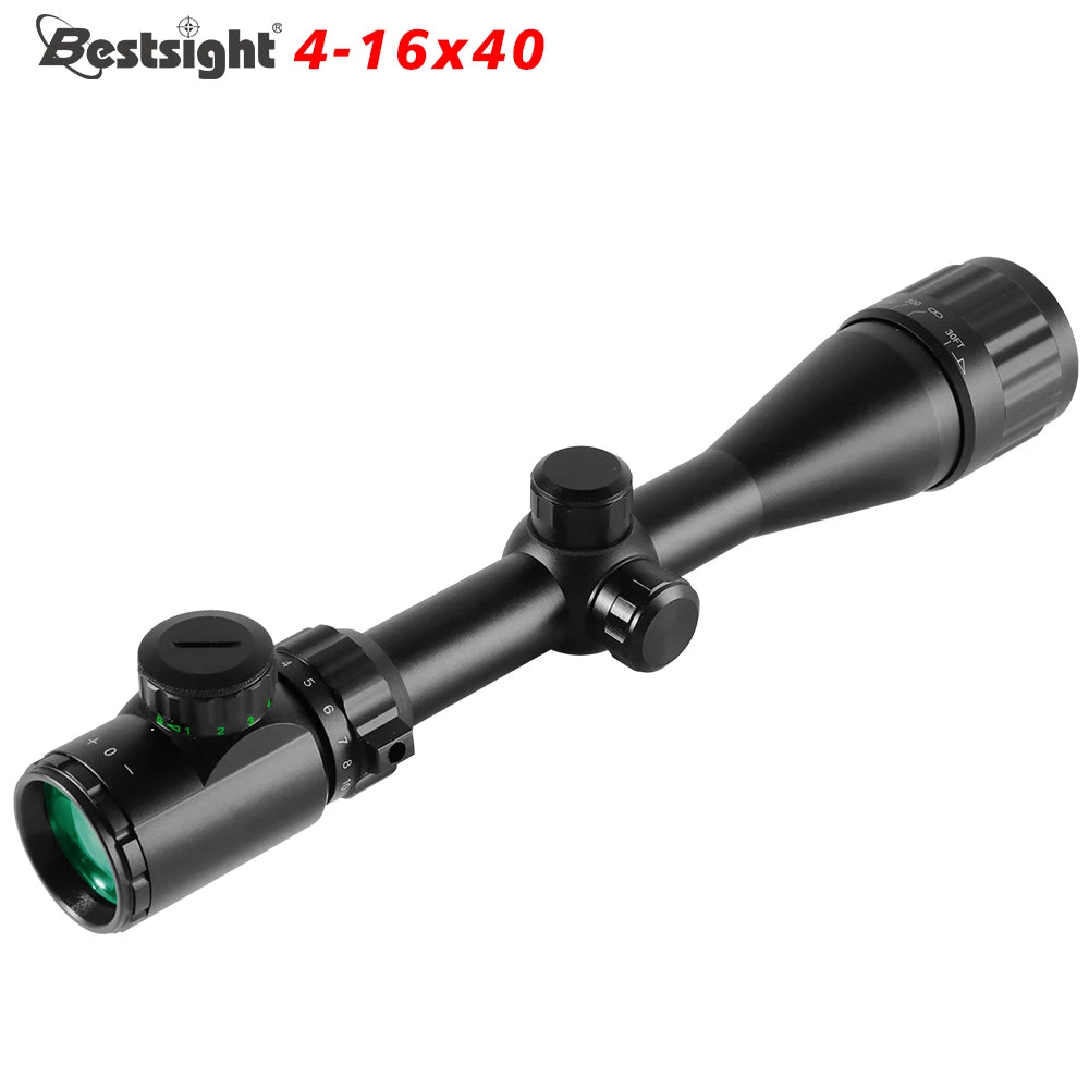 Nabila Illuminated Red Green Dot Adjustable Objective Rifle Scope