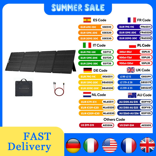 ALLPOWERS Foldable Solar Panel Portable Charger For Outdoor Power