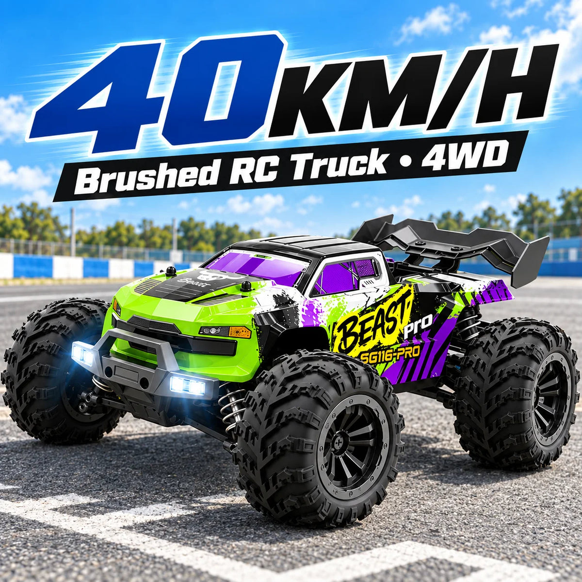 ZNLYRION SG116MAX PRO 4WD Offroad RC Buggy With Metal Gears